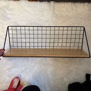 Target Black and Tan Wall Shelf